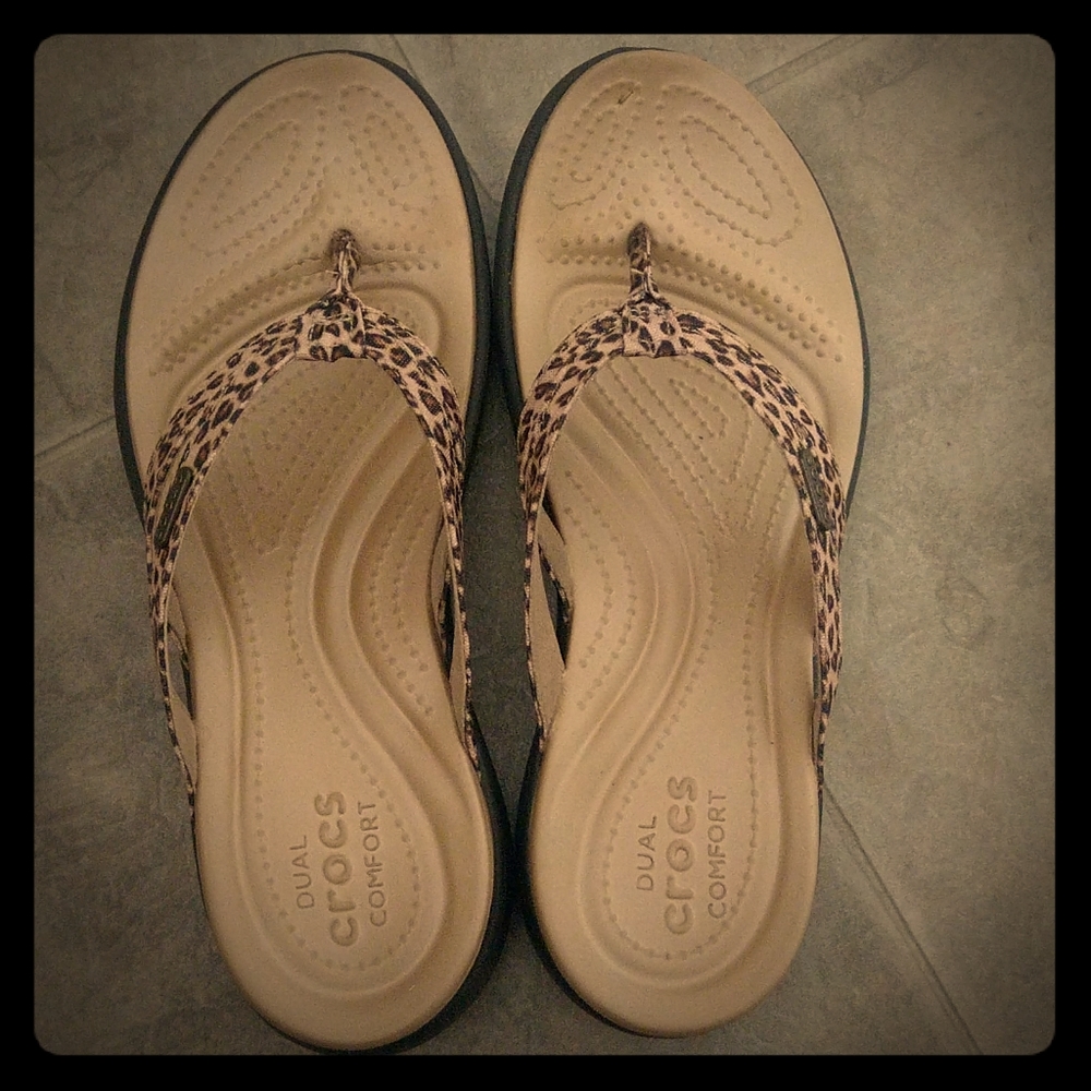 Croc sandals